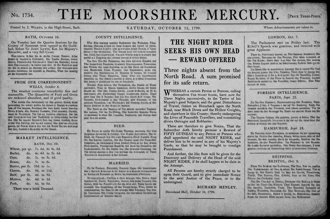 The Mercury advertisement concerning the Night Rider's lost head